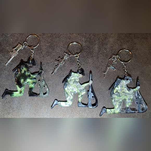 🪖Custom Handmade Soldier Tribute Memorial Keychains - Picture 4 of 4